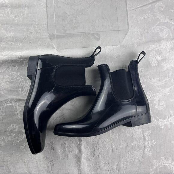 Storm By Cougar Rain Boots Womens Size 7 Chelseas Waterproof Rubber Ankle Boots - Picture 5 of 9